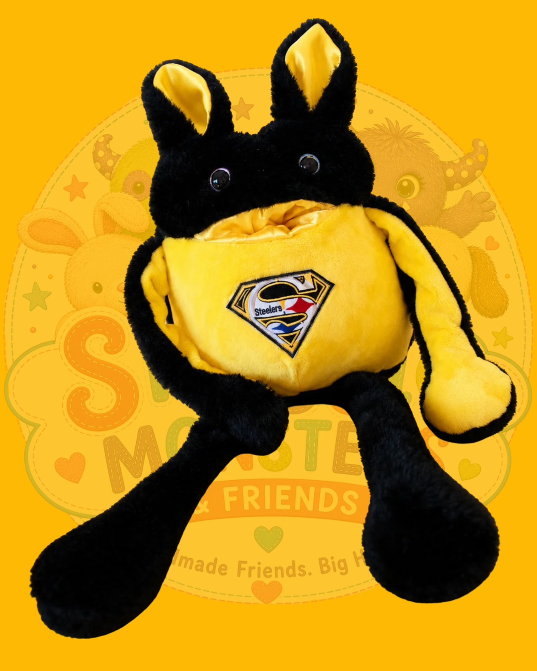 Rodger customized with a Steelers patch as a special donation gift